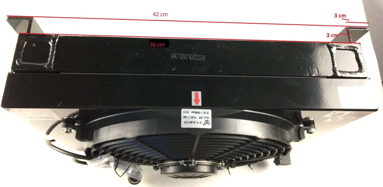 Охолоджувач гідравлічної олії (радіатор, теплообмінник)