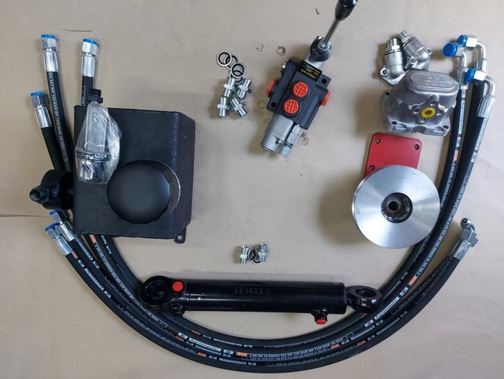 Комплект гідравліки на мототрактор та комплект гідравліки на міні трактор